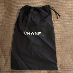 Chanel Black Drawstring Dust Bag